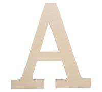 UKCOCO Decoración de para decorar paredes para manualidades letras en blanco sin terminar letra decoración de pared carta de madera