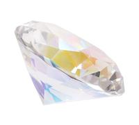 UKCOCO Decoración de Uñas con Diamantes Grandes Falsos para Salón Soporte de Exhibición de Manicura con Modelo de Mano Realista y Pisapapeles de Cristal Elegante