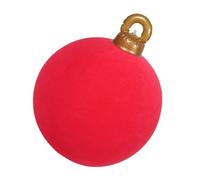 UKCOCO Decoraciones Navideñas Inflables de PVC Grande Bolas Navideñas Inflables para Exteriores Adornos Festivos para Porches y Patios