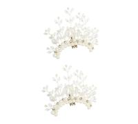 UKCOCO Decorativos Hebillas para Zapatos Cristal y Perla Accesorios Desmontables para Tacones y Zapatos Planos Elegantes Clips para Boda y Fiesta