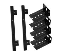 UKCOCO Deslizante De Teclado Para Bandeja Deslizante Resistente De Hardware Deslizador De Teclado Para Computadora Deslizador De Montaje Lateral Riel De Soporte Adecuado Para Oficina y Ho