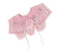 UKCOCO Detachable Ethnic Style Embroidered Fake Collar For Women Lightweight Knitted Scarf Accessory For Dresses And Skirts Daily And Special Occasions