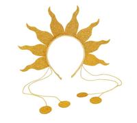 UKCOCO Diadema de Fuego Brillante Accesorios Cabello de Fiesta Navideña Tocado para Adultos Halloween y Carnaval