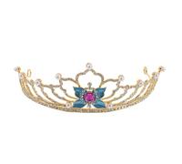 UKCOCO Diadema de Princesas Elegante para Novia y Fiesta, Adorno Ligero de Aleación Diseño Cómodo y Cambio Rápido, Adecuado para Cumpleaños y Bodas