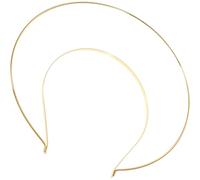 UKCOCO Diadema Elegante Dorada para Fiesta y Concurso de Belleza, Accesorio Metálico Resistente para Mujer