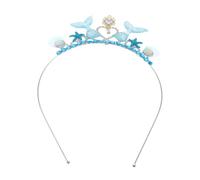 UKCOCO Diadema para Niñas Pedrería Azul de Rhinestone, Accesorio Elegante y Versátil para Fiesta que Realza el Estilo y Temperamento