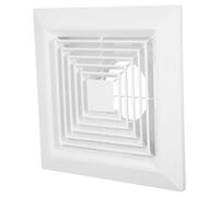 UKCOCO Difusor de Techo Cuadrado Integrado con Panel de 89mm Cubierta de Ventilador de Extracción con Clip Rejilla de Ventilación para Baño y Cocina Piezas de Cubierta de Ventilación