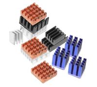 UKCOCO Disipadores de Calor y Cinta Adhesiva Kit de 12 de Materiales Mezclados con Pasta Térmica Mejora la Transferencia de Calor para Placa de Desarrollo 3b