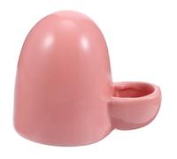 UKCOCO Dispensador De Agua para Mascotas Mini De Bebedero Silencioso y Estable para Hámsters con Soporte Antideslizante para Pequeños Animales como Erizos y Chinchillas Rosa