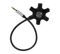 UKCOCO Divisor De Audio Para Múltiples Auriculares: Adaptador Estéreo De 3,5 Mm Macho A Hembra Para Auriculares, Altavoces Y Cascos. Diseño Plug and Play Para Un