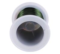 UKCOCO DIY Jewelry Making Wire 0.2mm 32 Gauge Green Copper Wire with Advanced Color Preservation, for Collars, Model Decoration, and DIY Crafts, 1 Roll