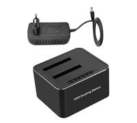 UKCOCO Dock para Discos Base USB Clonación Offline Compatible y Ssd Soporte Uasp y Alimentación