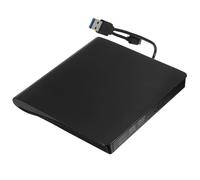 UKCOCO DVD y CD para PC Quemador USB y Type C Lector Óptico Portátil sin Instalación Diseño Elegante Negro Transmisión Rápida y Grabación
