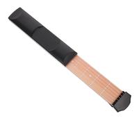 UKCOCO Entrenador Guitarra Portátil Práctico Cuello Bolsillo Herramienta Aprender Acordes para Principiantes Mejorar Precisión y Técnica con Funda Negra