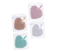 UKCOCO Esponjas para Eliminar Maquillaje y Exceso de Aceite en Forma de Corazón Desmaquillantes Faciales 4 Piezas Esponja Exfoliante para para Uso en Casa y Viaje