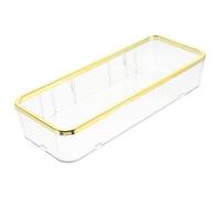 UKCOCO Estante de Almacenamiento de Plástico Transparente sin Perforaciones para Montaje en Pared, Estante para Productos Cuidado Piel, Abs, Gran Capacidad, para Champú