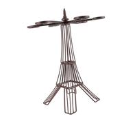UKCOCO Estante para Tazas De Torre De Hierro Estante Invertido para Copas De Vino Colgante Vintage para Escurridor De Vidrio para Cocina