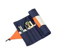 UKCOCO Estuche Enrollable para Lápices De Lona Pequeña, Resistente Al Desgaste, Ranuras Elásticas, Portátil para Dibujo y Escritura, Adecuado para Estudiantes y Artistas