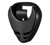 UKCOCO Estuche Porta Púas de Guitarra Negro Resorte Interior, Soporte Adhesivo para Accesorios de Guitarra Acústica y Eléctrica, Organizador Duradero para Púas de Instrumentos de Cuerda