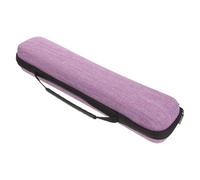 UKCOCO Estuche Protector para Flauta Dulce y Flautín de EVA Resistente al Agua Cremallera, Color Morado, Tamaño Mediano, Bolsa Portátil Asa para Transporte Fácil en Conciertos y Viajes