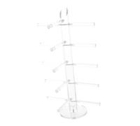 UKCOCO Expositor de Gafas Acrílico Transparente de 5 Capas para 5 Pares Barras de 25 Mm, Soporte Desmontable para Gafas de Sol, Adecuado para Tiendas y Exhibiciones Profesionales