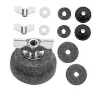 UKCOCO Fieltro Resistente para Platillos de Batería Almohadillas Antideslizantes para Montaje Seguro y Protección Acústica Kits de Percusión