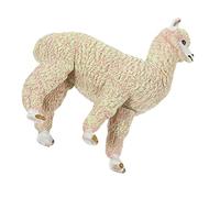 UKCOCO Figurita de Alpaca Realista de Plástico Simulado de Animal para Decoración y Juguete Educativo para Habitaciones Infantiles y Estilos de