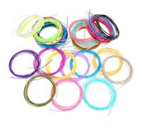 UKCOCO Filamento para Impresora 3d Abs 1,75 Mm, 30 Colores Surtidos, 90 Metros Total, Material Resistente a Alta Temperatura, Accesorio de Impresión 3d Profesional para Creación