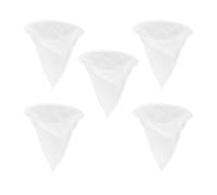 UKCOCO Filtro de Miel Cónico Reutilizable de Doble Capa de Malla Fina de Nailon, 5 Unidades Grandes para Filtración Precisa y Extracción de Miel en Cubo de Apicultura Doméstica