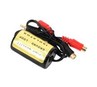 UKCOCO Filtro de Ruido para Audio Coche RCA Supresor Retroalimentación sin Alimentación Aislador Ruido Alternador para Estéreo Automóvil Mejora Sonido Car Audio