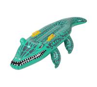 UKCOCO Flotador Hinchable Cocodrilo Verde Resistente para Piscina Colchoneta Acuática Reemplazable Diseño con Válvula Rápida para Adultos y Actividades al Aire