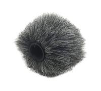 UKCOCO Funda de Parabrisas de Piel Furry para Micrófono de Cámara Accesorio Antiviento para Micrófonos de Teléfono Móvil Reduce Ruido y la de Audio