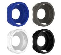 UKCOCO Funda Garmin Forerunner 235, 4 Piezas Case Protectora de Silicona Suave A Prueba de Golpes Estuche para Smart Watch Garmin Forerunner 235 735XT (Azul/Blanco/Gris/Negro)