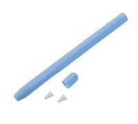 UKCOCO Funda Protectora Anticaída De para Lápiz Óptico Pencil Diseño Antideslizante y Carrot Shape Protección y Diversión Color Azul Capuchón y Puntas