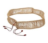 UKCOCO Funda Protectora para Instrumento de Lengüeta de Acero de 14 Pulgadas Cuerda Trenzada de Ratán Imitación, Accesorio para Instrumentos Etéreos, Suministros de Cuerda Tejida