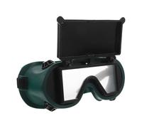 UKCOCO Gafas de Soldar Abatibles 2 Piezas para Hombres y Mujeres Protección contra Impactos Lentes Filtro de Alta Definición Estructura Cerrada contra Polvo y Humo para Soldadura