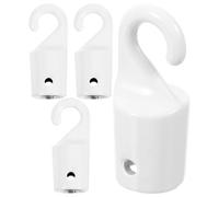 UKCOCO Gancho para Varita de Persiana Vertical 4 Piezas Repuesto Mini Gancho para Varilla Ciega Accesorio para Estores en Hogar y Cocina