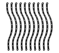 UKCOCO Ganchos Conectores para Colgar Estación Negro para Perchas de Plástico Tiras de Mercancía Paquete de 20 Piezas con Durabilidad y Diseño Elegante para Organizar Ropa