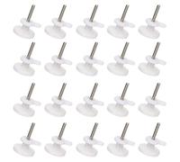 UKCOCO Ganchos para marcos de fotos, ganchos invisibles de pared, mini ganchos para montaje en pared, 100 piezas, ABS blanco, para fotos en casa, sin marcas visibles