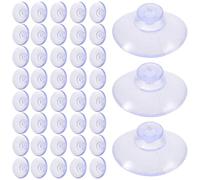 UKCOCO Ganchos Ventosa Reutilizables 20 Mm para Mesa de Cristal, Pack 100 Unidades, Mini Ventosas para Cocina y Baño, Almohadillas de Succión Resistentes y Prácticas para Colgar