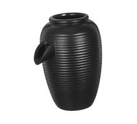 UKCOCO Garden Waterfall Jar with Circulating Water Feature Ceramic Outdoor Fish Tank Decoration Pot For Backyard and Hydroponic Planting Traditional Oxygen Supply and DIY Landscape
