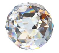 UKCOCO Globo de Cristal Facetado Atrapasol Arcoíris, Esfera de Vidrio de 7cm, Decorativo, Refracta la Luz, para Ventana y Dormitorios