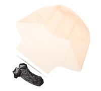 UKCOCO Gorra Calva de Látex Elástica para Cosplay Monje Accesorio Halloween Resistente y Incluye para Cabello y Herramientas de Maquillaje