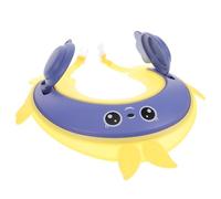 UKCOCO Gorro de Ducha y Material Plástico Diseño Ajustable para Bebés Protección para Lavar el Cabello y Cuidado en Corte de Pelo, Color Amarillo
