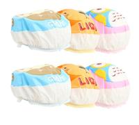 UKCOCO Gorros de Ducha Impermeables y Material Eva Banda Elástica Cómoda para Uso Diario Pack de 6 Unidades con Diseño de Figuras Animadas para Niños en Baños