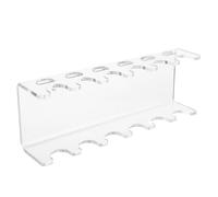 UKCOCO Gradilla para Tubos de Prueba de Laboratorio 6 Ranuras, Soporte Estable de Metacrilato Orgánico para Almacenamiento de Pipetas