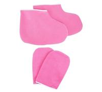 UKCOCO Guantes de Parafina para Manos y Pies, Kit Spa Hidratante Manoplas Aislantes, Conjunto de Guantes y Botines para Cuidado Térmico y Suavizante en Salón y Hogar