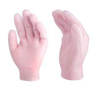 UKCOCO Guantes Hidratantes Reparadores de Sebs para Manos y Talones Agrietados, Intensivo Reutilizable para Exfoliación y Spa de Cuidado de Manos Rosa