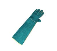 UKCOCO Guantes Protección Animal Anti-mordeduras Resistentes Azul para Reptiles y Mascotas Manejo Seguro Brazo Extendido