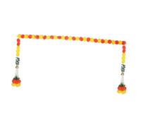 UKCOCO Guirnalda de Caléndula Artificial para Decoración Flores de Marigold Hechas Mano para Bodas de Eventos Navideños y Decoración de Interiores